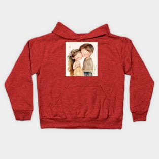 cute baby friend Kids Hoodie